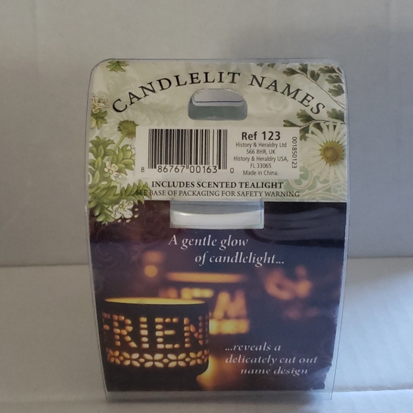 Candlelit Name Votive Kathleen - Picture 2 of 4